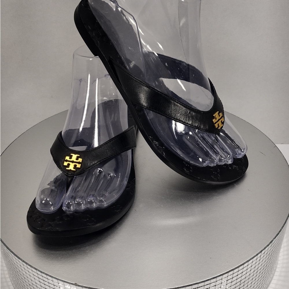 Tory Burch women’s Black Flip Flops with size 5 brand new w/out box and tags - Picture 9 of 9